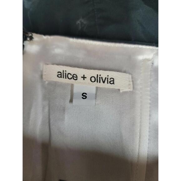 Alice + Olivia Black Strapless Size S Women's Mini Dress #CB2 - Picture 6 of 9